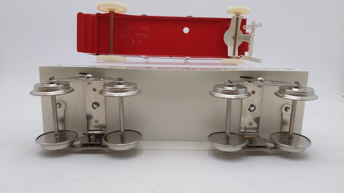 McCoy 256TW Standard Gauge Flat Car w/ Tent Wagon EX/Box