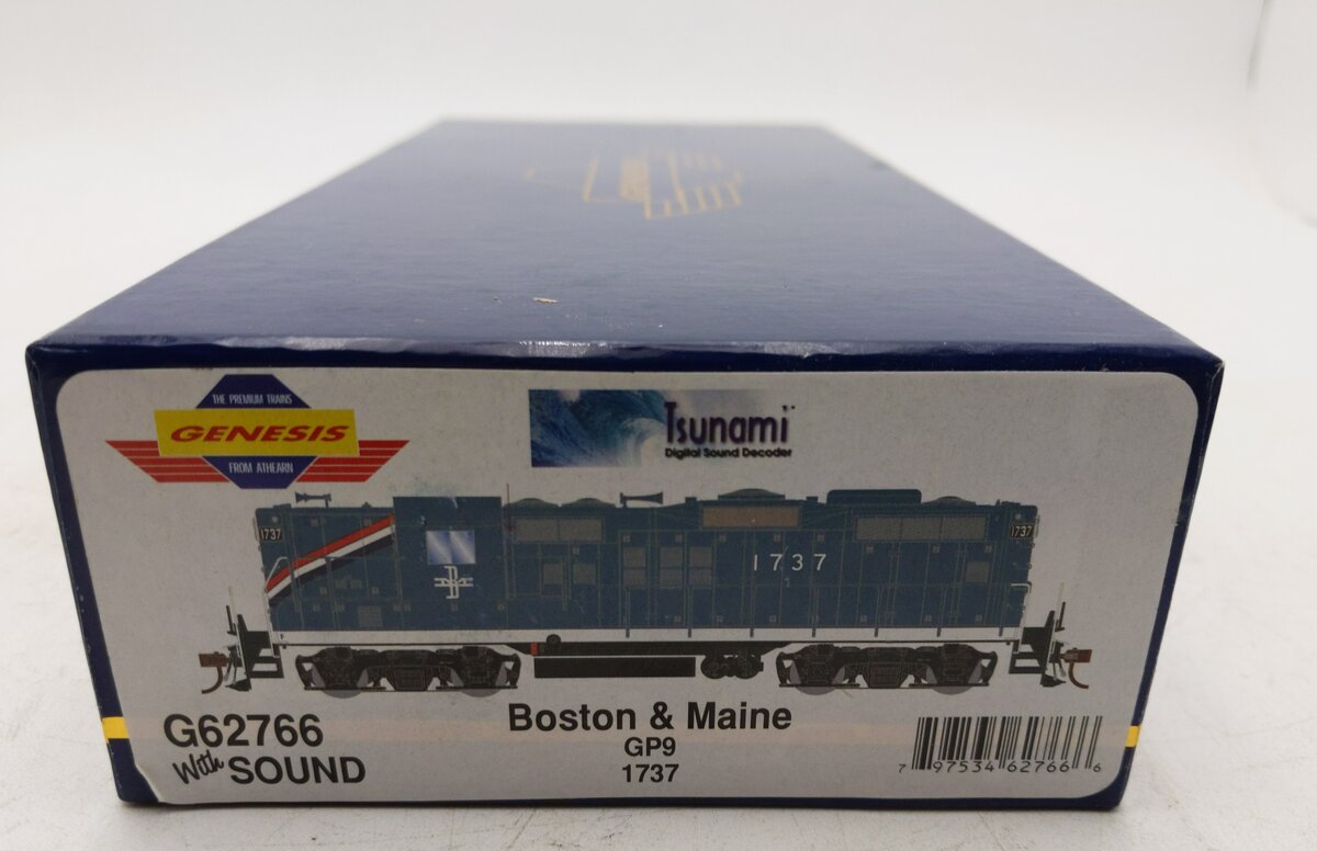Athearn G62766 HO GP9 w/DCC & Sound, B&M/1970s Scheme #1737
