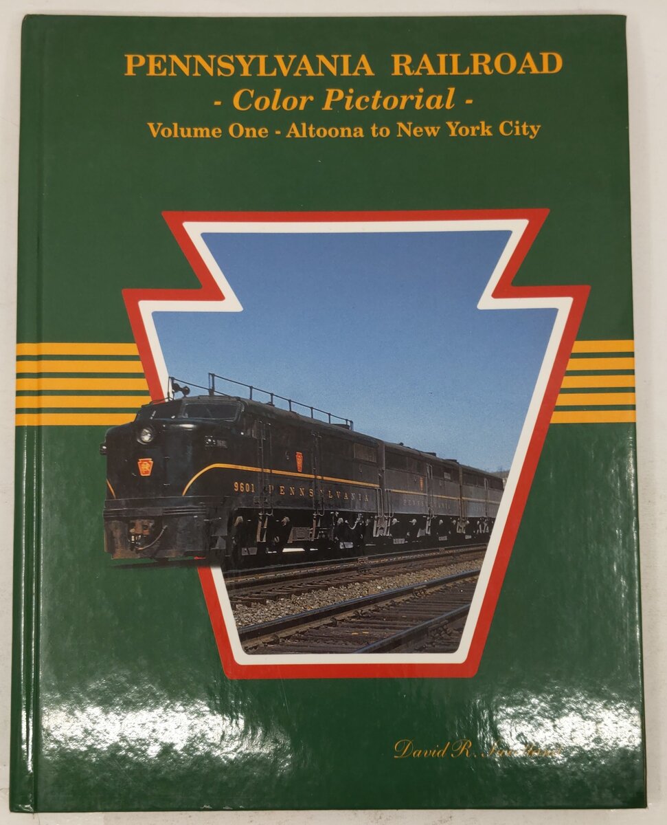 Pennsylvania Railroad Color Pictorial Vol.1 Hardcover Book By David R. Sweetland VG