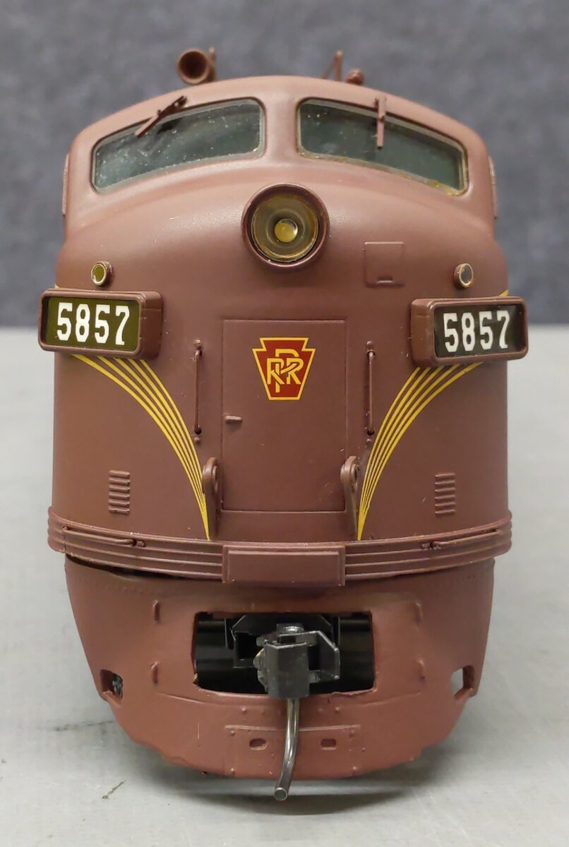 Sunset Models O ABS PRR-T EMD E7 Diesel 2-Rail Locomotive (Run #1) #5857 NIB