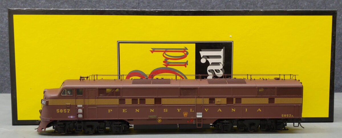Sunset Models O ABS PRR-T EMD E7 Diesel 2-Rail Locomotive (Run #1) #5857 NIB