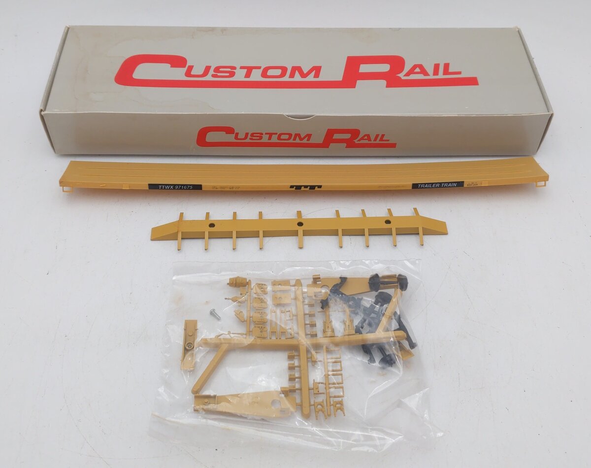 Custom Rail 4129 HO Scale TTWX Yellow #4 89'4
