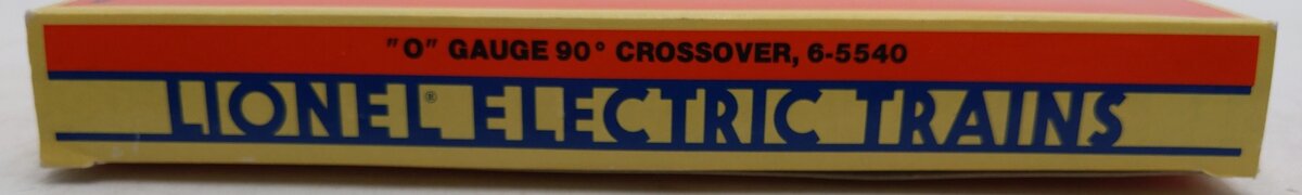 Lionel 6-5540 O Gauge 90 Degree Crossover EX/Box