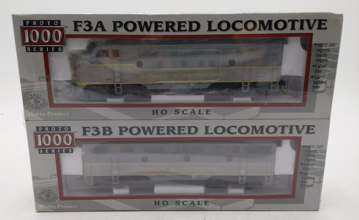Proto 1000 31415 HO Bangor & Aroostook F3AB Diesel Locomotives Set (Set of 2) MT/Box