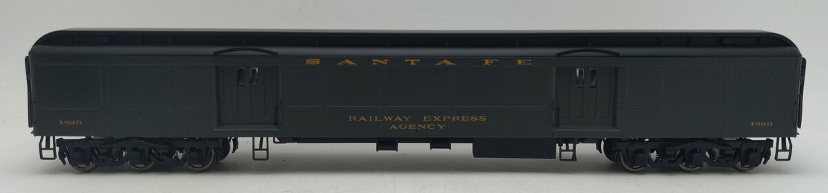 Golden Gate Depot O Santa Fe Heavy Weight Baggage Car #1820 (2-Rail) EX/Box