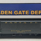 Golden Gate Depot O Santa Fe Heavy Weight Baggage Car #1820 (2-Rail) EX/Box