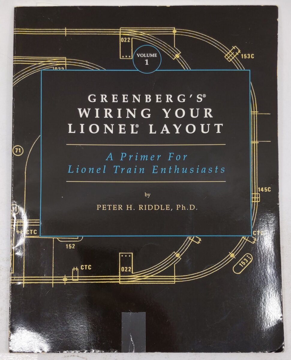 Greenberg's Wiring Your Lionel Layout paperback By Peter H. Riddle Ph.D VG