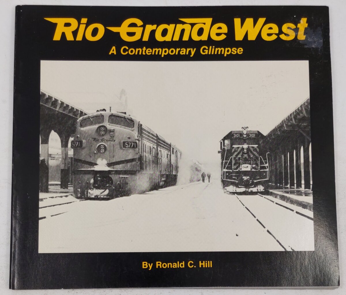 Rio Grande West, A Contemporary Glimpse Paperback Book By Ronald C. Hill VG