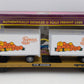 MTH 20-98168 Trailer Train Flat Car with (2) Sunkist 20‘ Trailers #470440 LN/Box