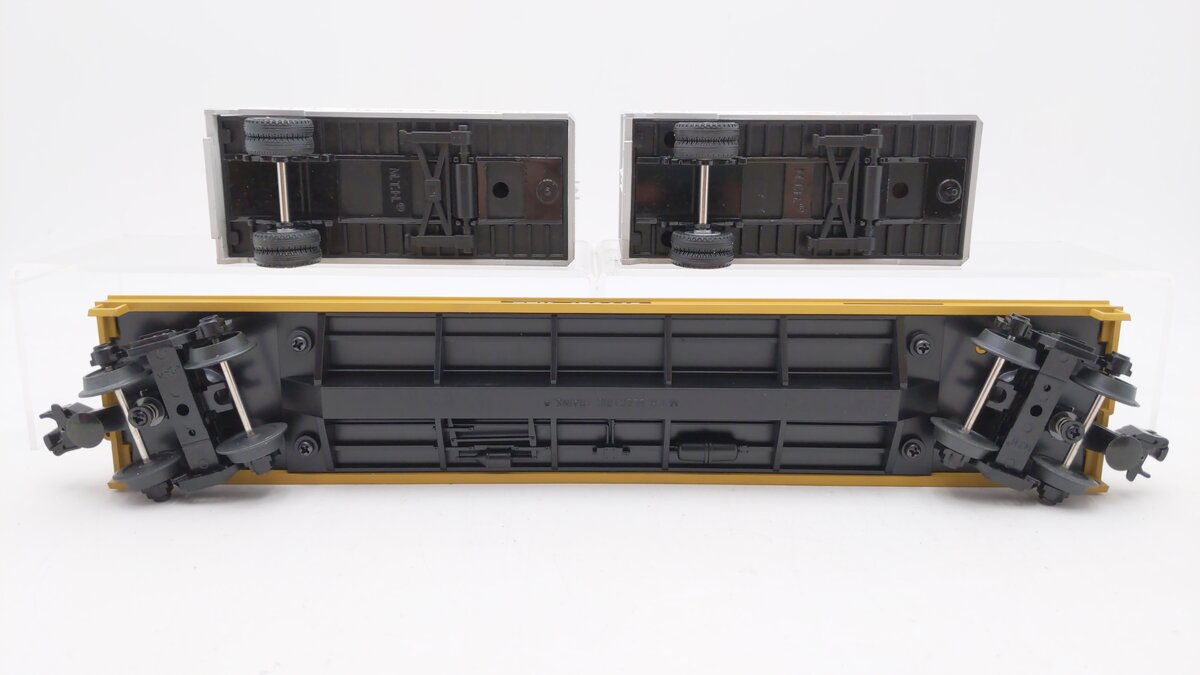 MTH 20-98168 Trailer Train Flat Car with (2) Sunkist 20‘ Trailers #470440 LN/Box