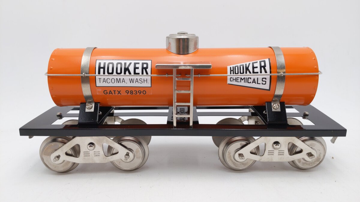 McCoy 264 Standard Gauge "Hooker" Single Dome Tank Car #98390 EX/Box