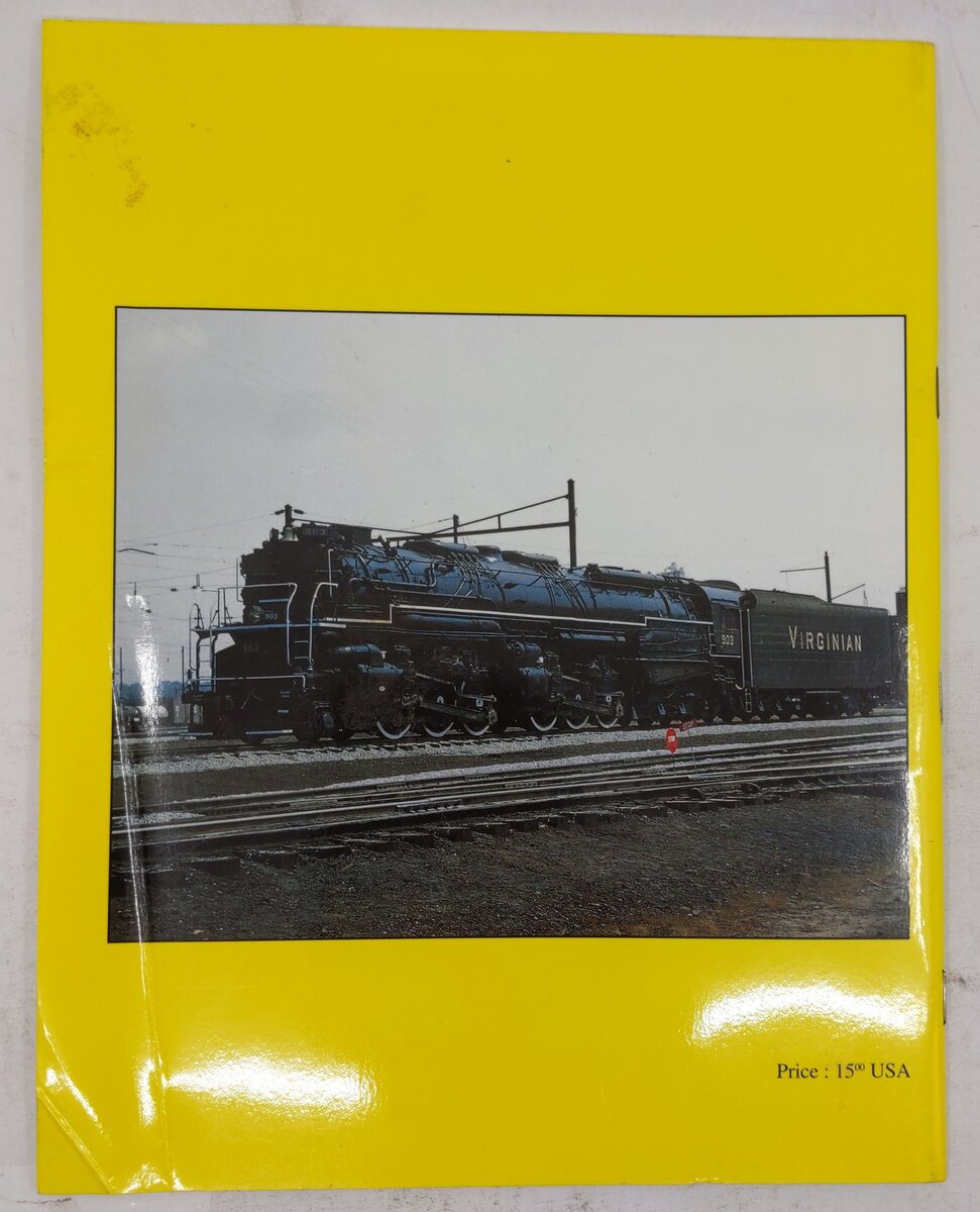 Equipment Of The Virginian Railway Vol.1 Paperback Book Robert A. Liljestrand VG
