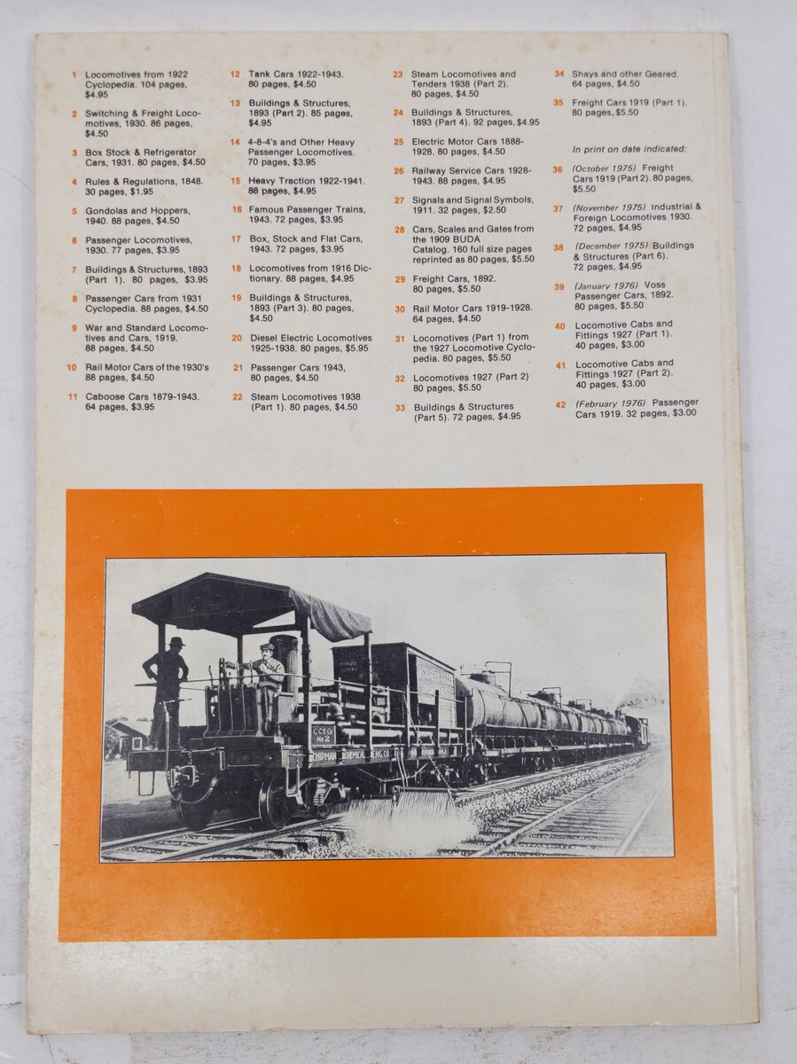 Train Shed Cyclopedia no.36 Paperback By Newton K. Gregg VG