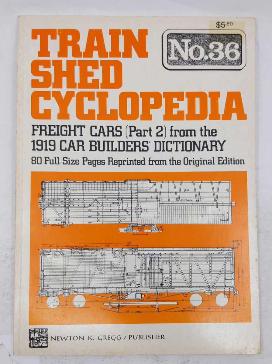 Train Shed Cyclopedia no.36 Paperback By Newton K. Gregg VG