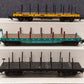 Bachmann G Scale Assorted Flatcars with Stakes [3] VG