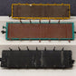 Bachmann G Scale Assorted Flatcars with Stakes [3] VG