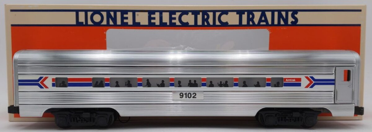 Lionel 6-19102 O Gauge Amtrak Passenger Coach Passenger Car #9102 EX/Box