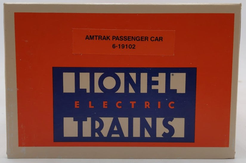 Lionel 6-19102 O Gauge Amtrak Passenger Coach Passenger Car #9102 EX/Box