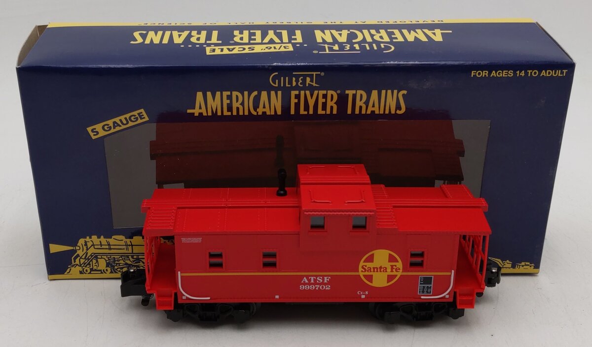 American Flyer 6-47981 S Santa Fe Extended Vision Caboose #999702 LN/Box