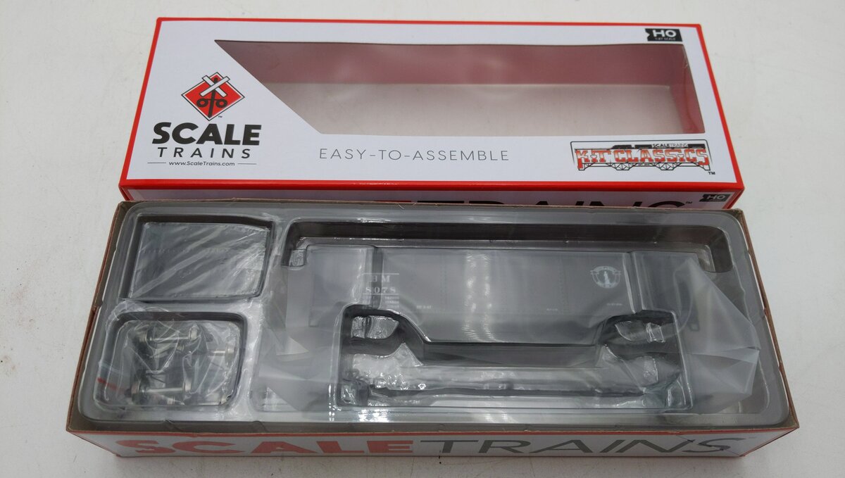 Scale Trains SXT1200 HO Boston & Maine 40' 70-Ton 4-Bay Open Hopper Kit #8078 MT/Box