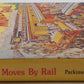 The Circus Moves by Rail Hardcover Book By Tom Parkinson & Charles Philip Fox