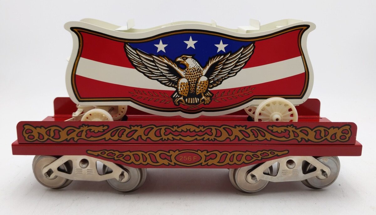 McCoy 256F Standard Gauge Circus Car w/ Eagle Wagon LN/Box