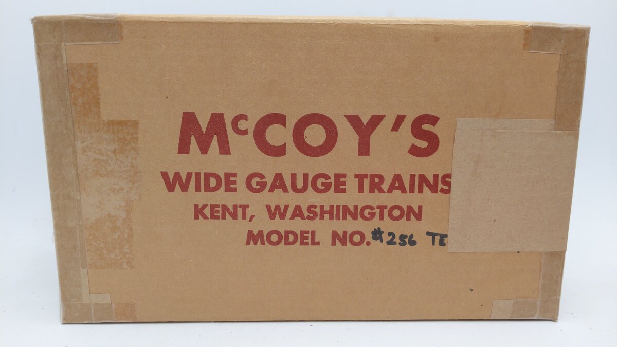McCoy 256TW Standard Gauge TPC Circus Flat Car w/ Tent Wagon LN/Box