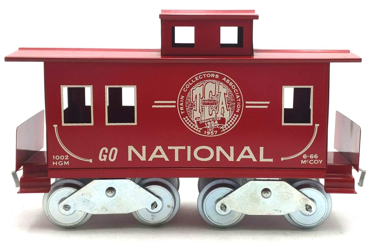 McCoy 1002 Standard Gauge TCA 1976 National Caboose VG/Box