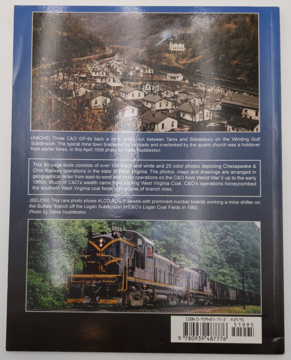Chesapeake & Ohio Railway in West Virginia: Photos 1940-1960 Paperback Book VG
