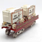 McCoy 256 Standard Gauge Flatcar with Two Ticket Wagons LN/Box