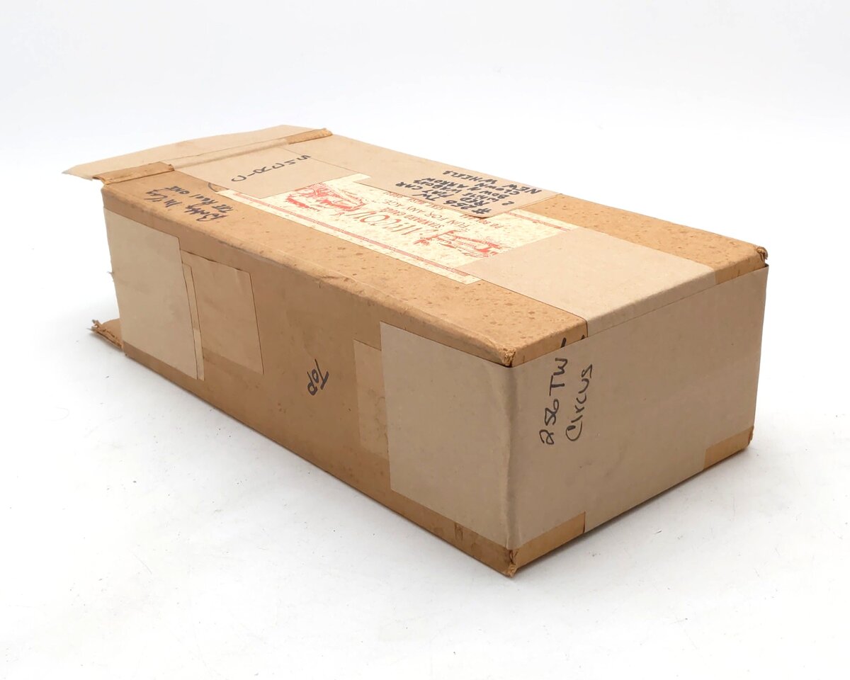 McCoy 256 Standard Gauge Flatcar with Two Ticket Wagons LN/Box
