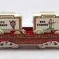 McCoy 256 Standard Gauge Flatcar with Two Ticket Wagons LN/Box