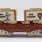 McCoy 256 Standard Gauge Flatcar with Two Ticket Wagons LN/Box