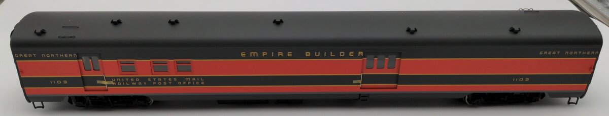 Golden Gate Depot O Great Northern Empire Builder Baggage/Mail Car #1103 2-Rail LN/Box