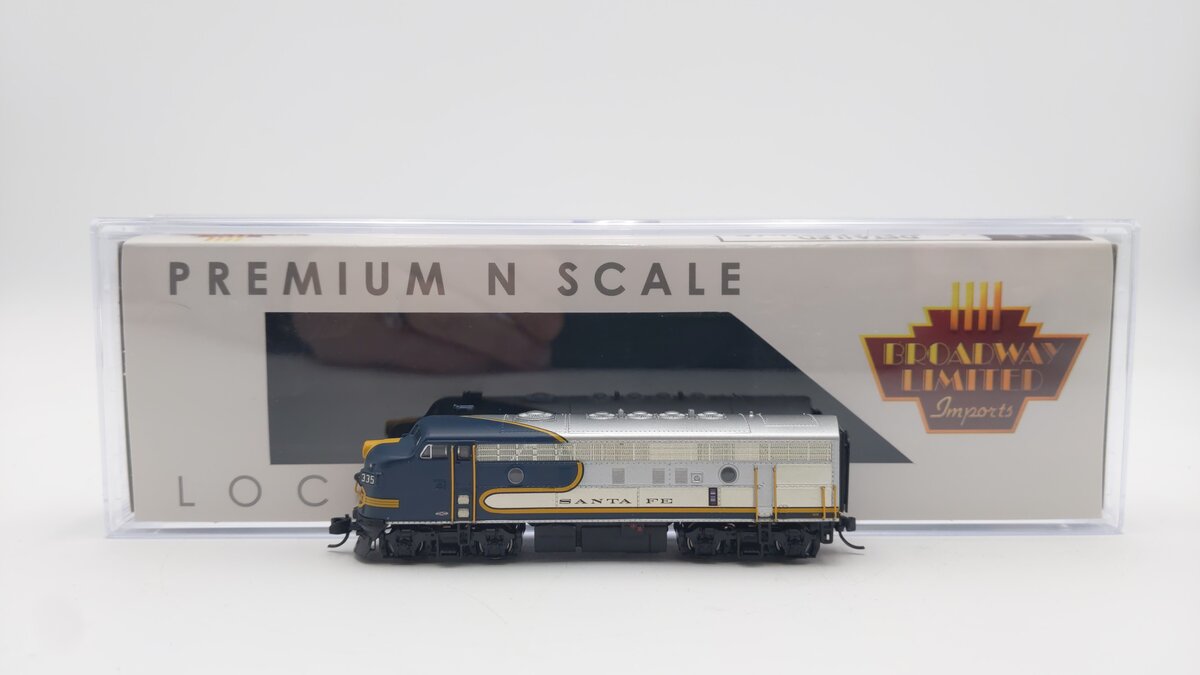 Broadway Limited 7764 N ATSF EMD F7A Diesel Locomotive w/Sound/DC/DCC #335