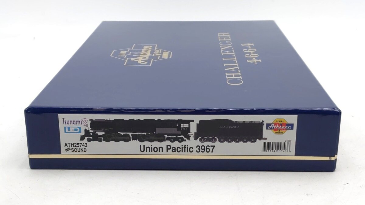 Athearn 25743 N Scale Union Pacific Steam Locomotive 4-6-6-4 w/DCC & Sound #3967 LN/Box