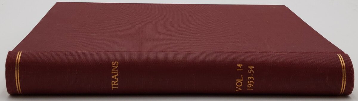 Trains Vol.14 1953-54 Hardcover Book EX