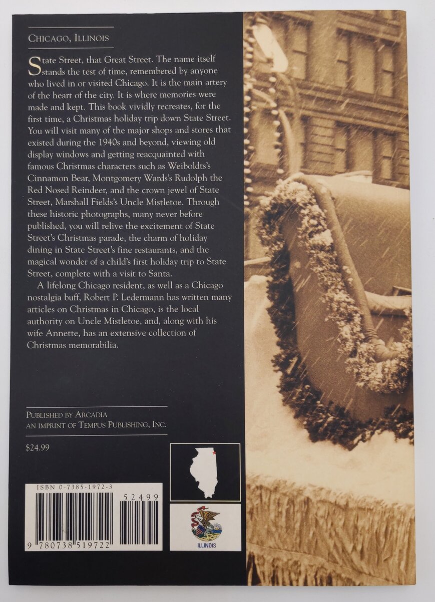 Christmas On State Street Paperback Book By Robert P. Ledermann VG