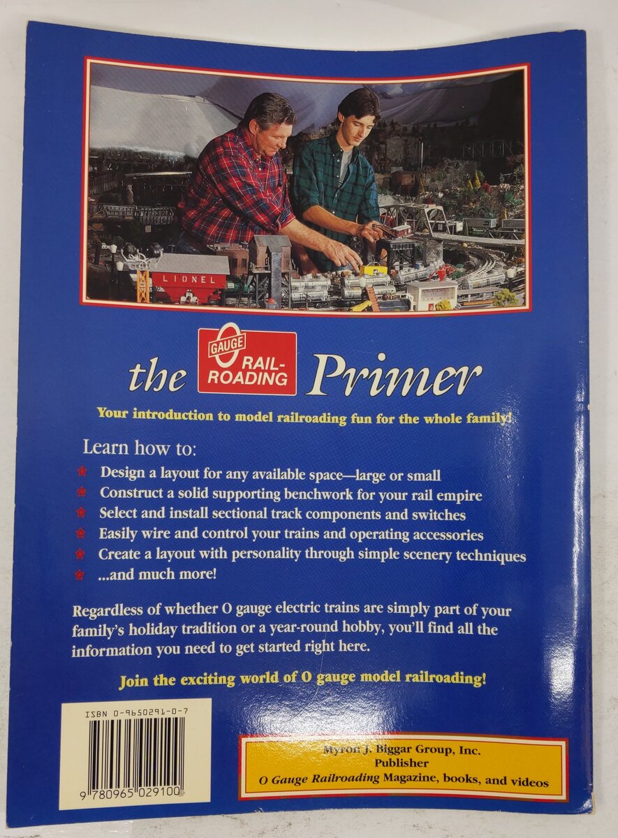 The O Gauge Railroading Primer Paperback Book By George A McKelvy, The OGR Staff VG