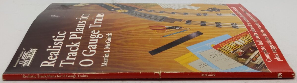 Realistic Track Plans for O Gauge Trains Paperback Book By Martin J. McGuirk VG