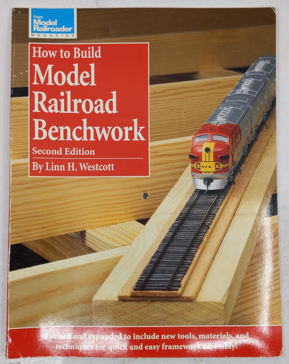 How To Build Model Railroad Benchwork 2nd Paperback Book By Linn H. Westcott VG