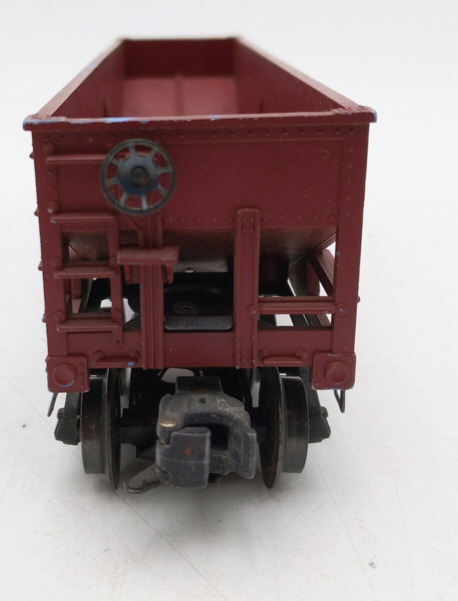 Lionel 6456 Vintage O Lehigh Valley Maroon 2-Bay Hopper Car #25000 VG/Box