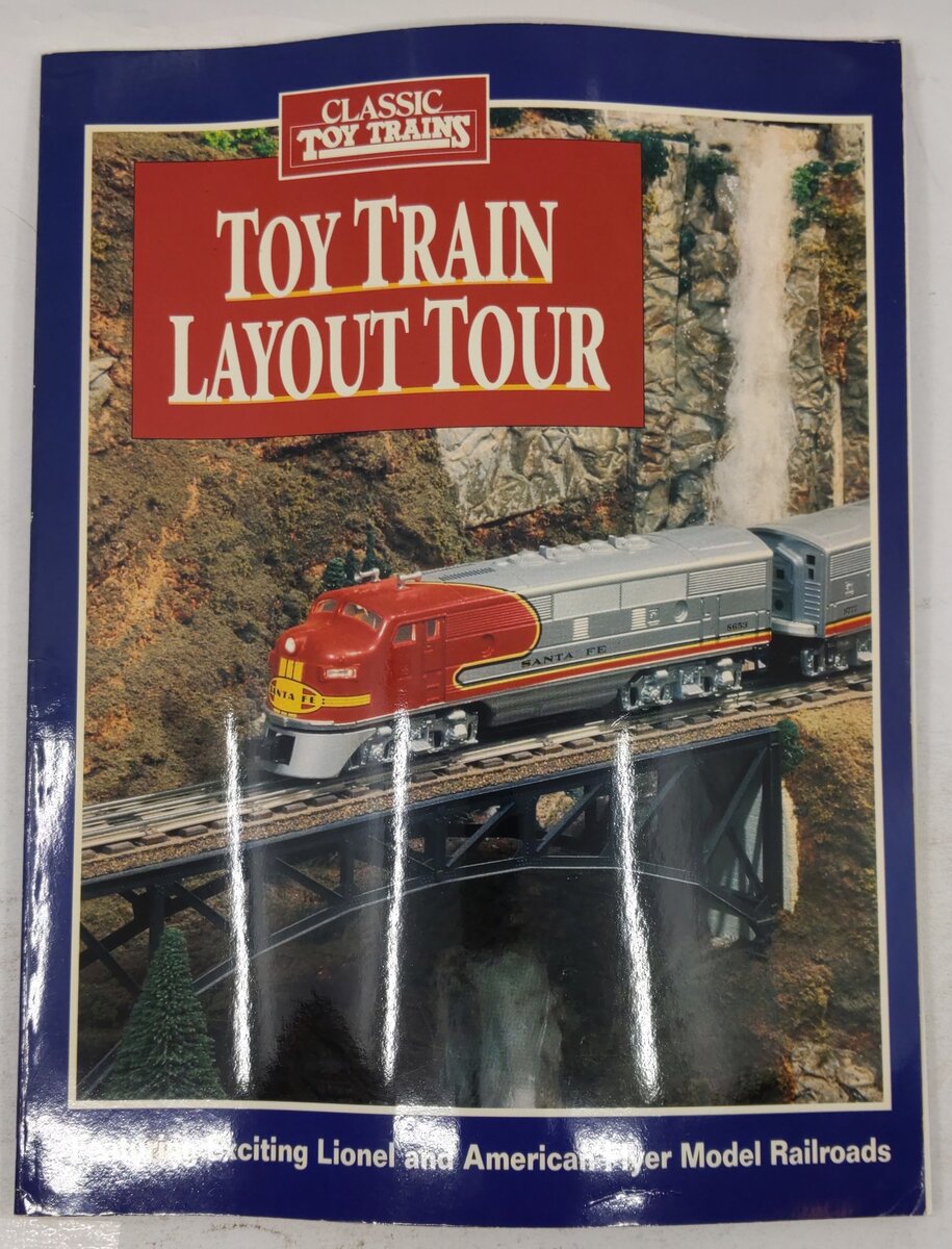 Toy Train Layout Tour Paperback Book By Richard Christianson VG