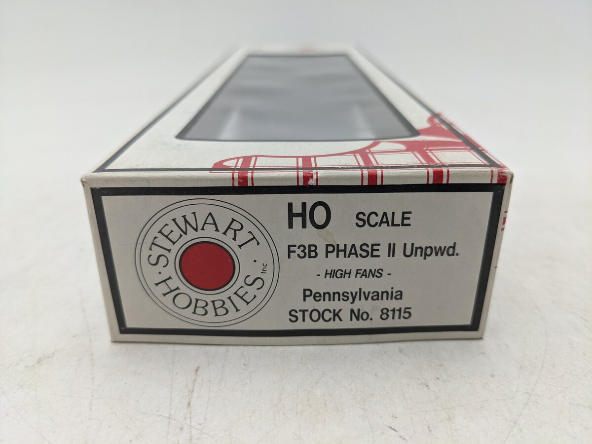 Stewart 8115 HO Pennsylvania F3B Unpowered Diesel Locomotive EX/Box