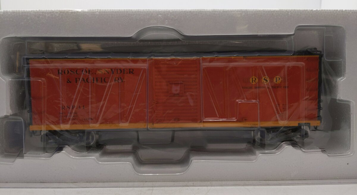 Atlas 7487-1 O Scale 2-Rail RS&P Steel Re-Built USRA Boxcar #31 NIB
