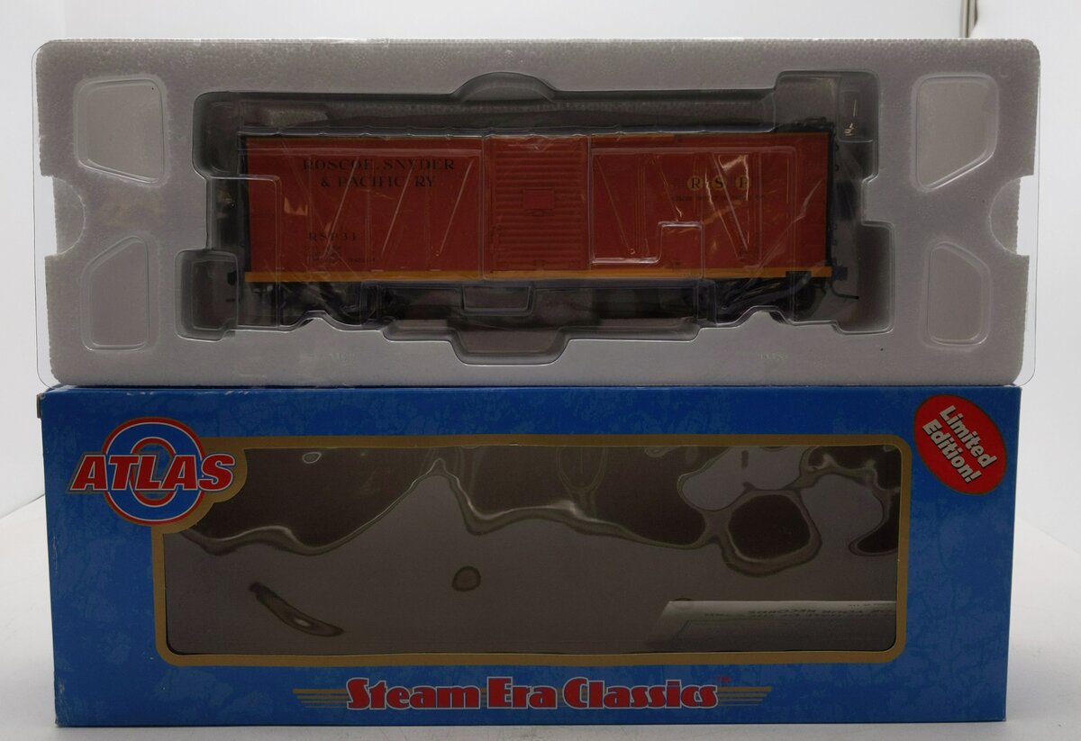 Atlas 7487-1 O Scale 2-Rail RS&P Steel Re-Built USRA Boxcar #31 NIB