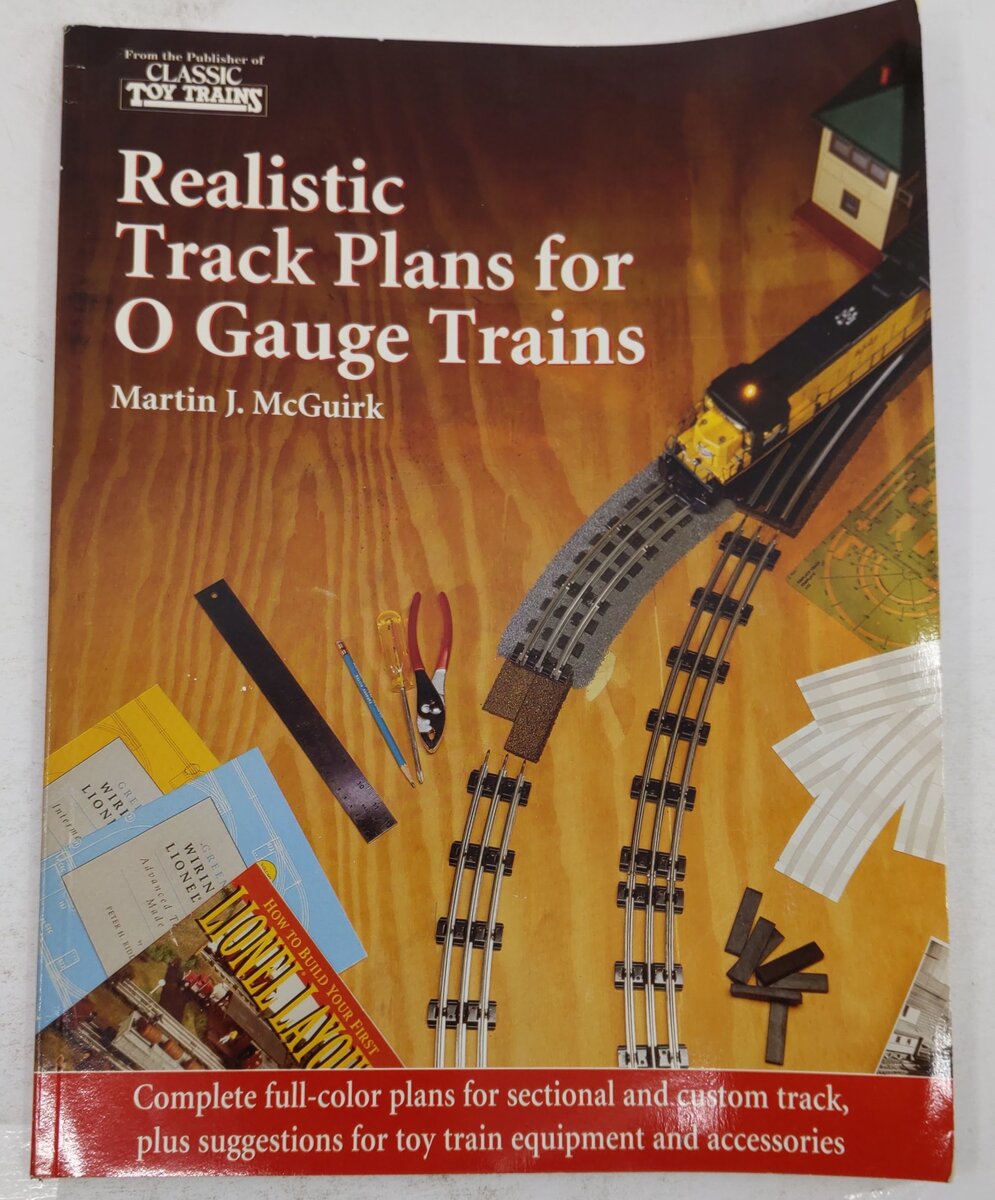 Realistic Track Plans for O Gauge Trains Paperback Book By Martin McGuirk VG