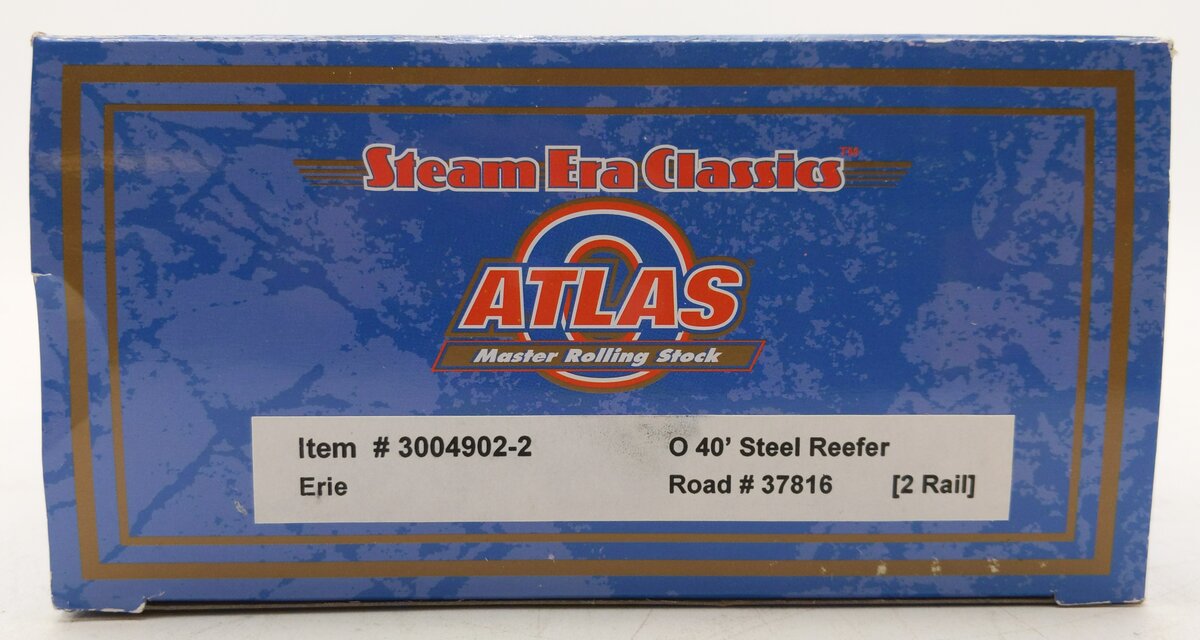 Atlas 3004902-2 O Erie UFTL 40' Steel 2-Rail Reefer Car #37816 EX/Box