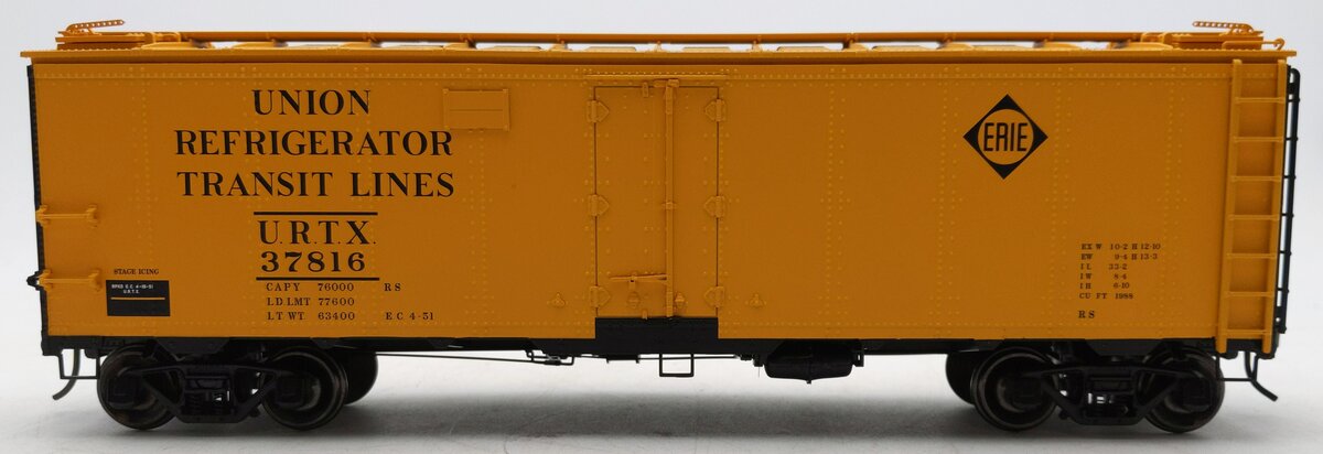 Atlas 3004902-2 O Erie UFTL 40' Steel 2-Rail Reefer Car #37816 EX/Box