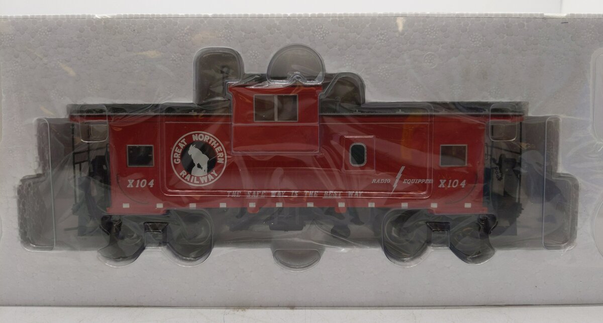 Atlas 7603-2 Great Northern Extended Vision Lighted Caboose #X104 (2-Rail) NIB